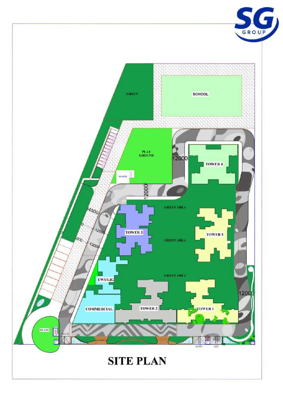 SG Nakshatra Site plan