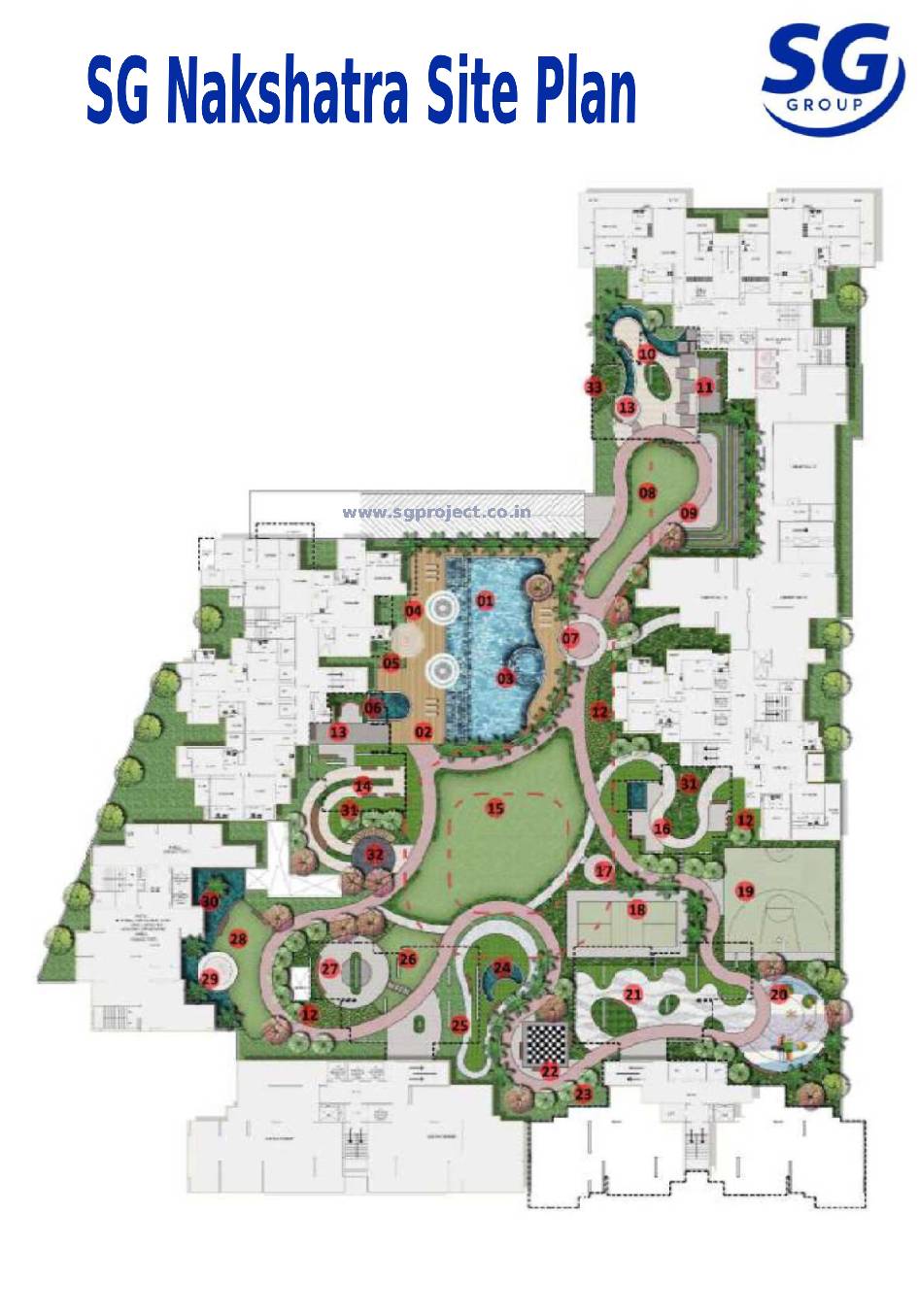 SG Nakshatra Site plan
