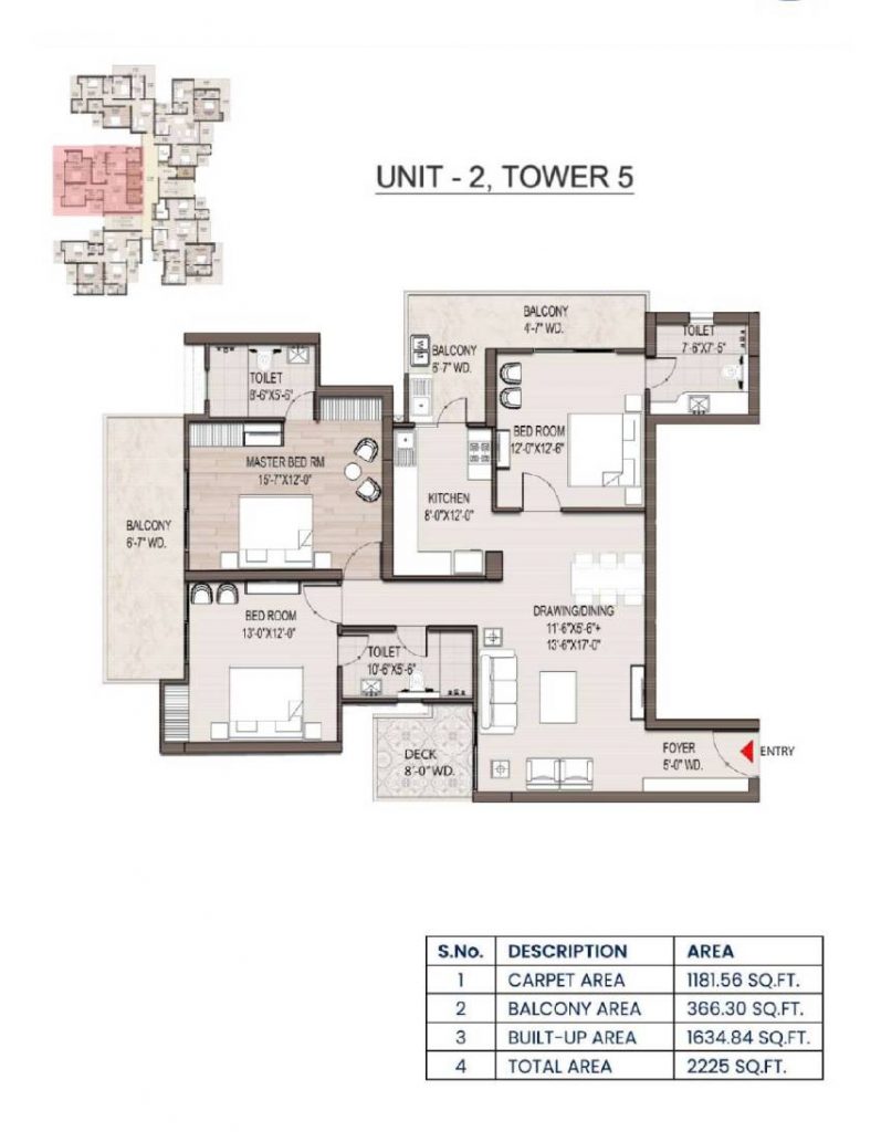 SG Nakshatra floor plan