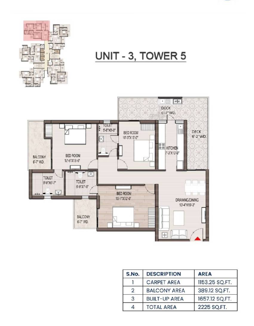 SG Nakshatra floor plan