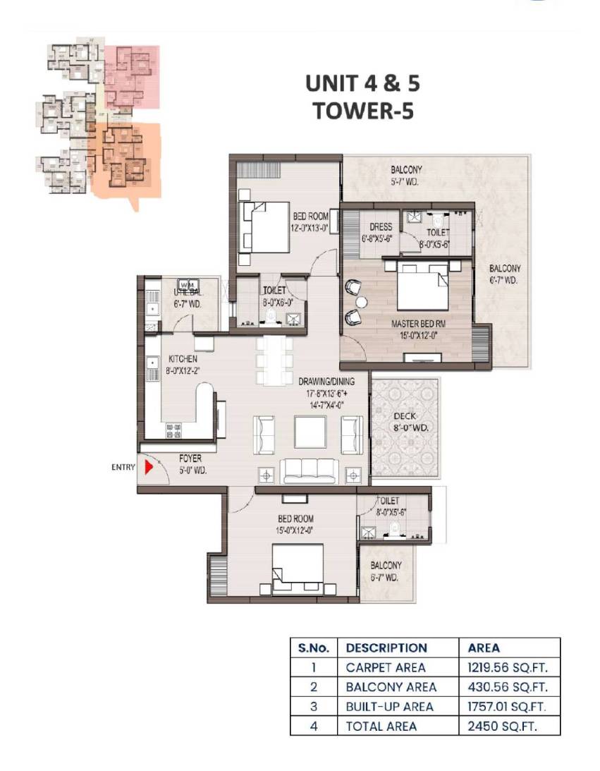 SG Nakshatra floor plan